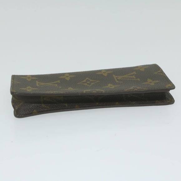 LOUIS VUITTON Monogram Etui Lunette Simple Case Vintage M62962 LV Auth ar10941 - Picture 3 of 15
